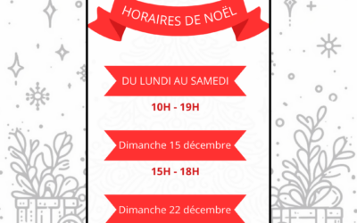 Horaires de Noël 2024