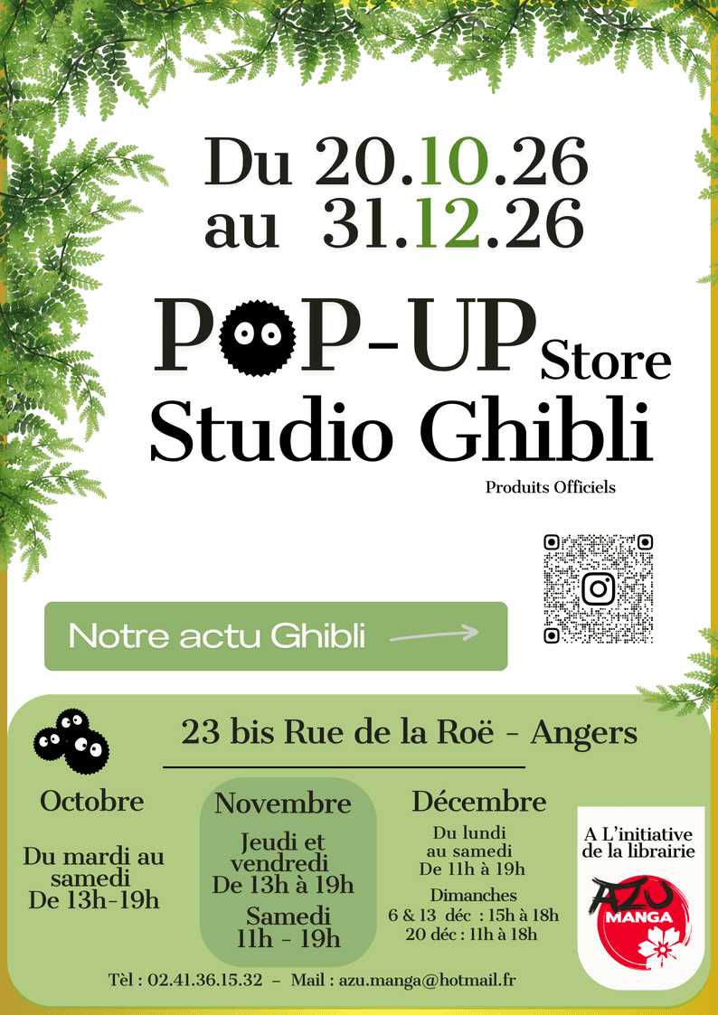 POP UP STORE Ghibli à Angers